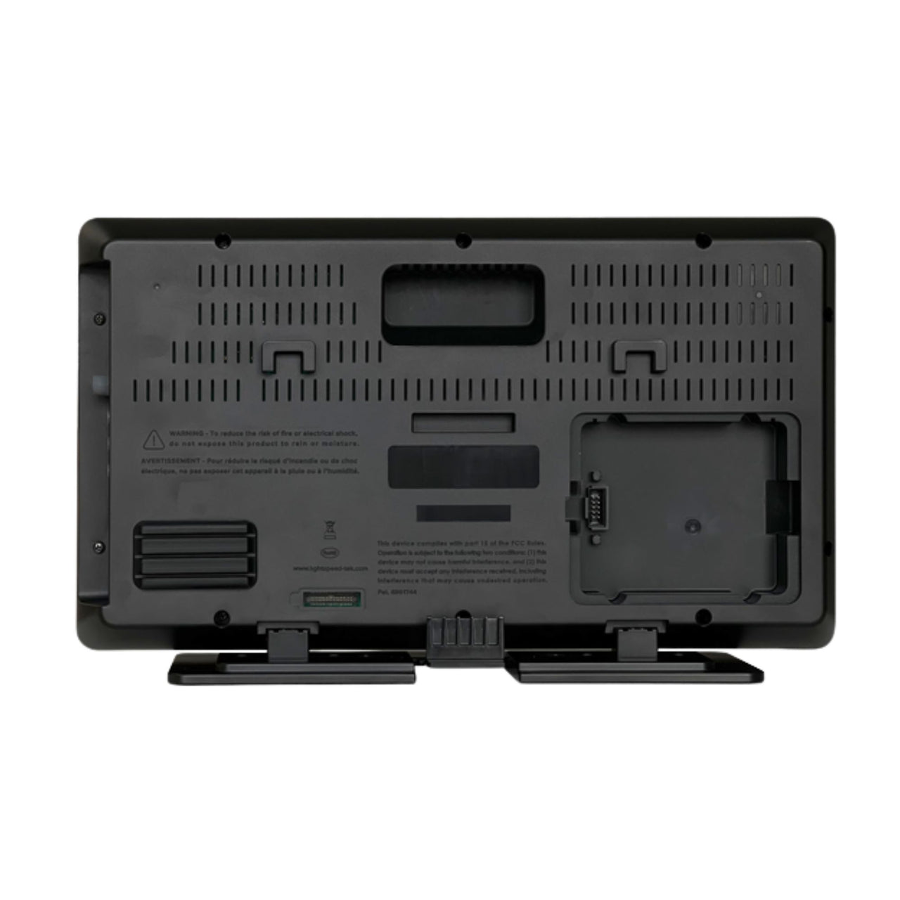 Lightspeed Redcat rear panel with 3.5 mm audio inputs and outputs