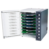 Thumbnail for Putnam 8 USB-C PD Charging Station fully loaded with tablets