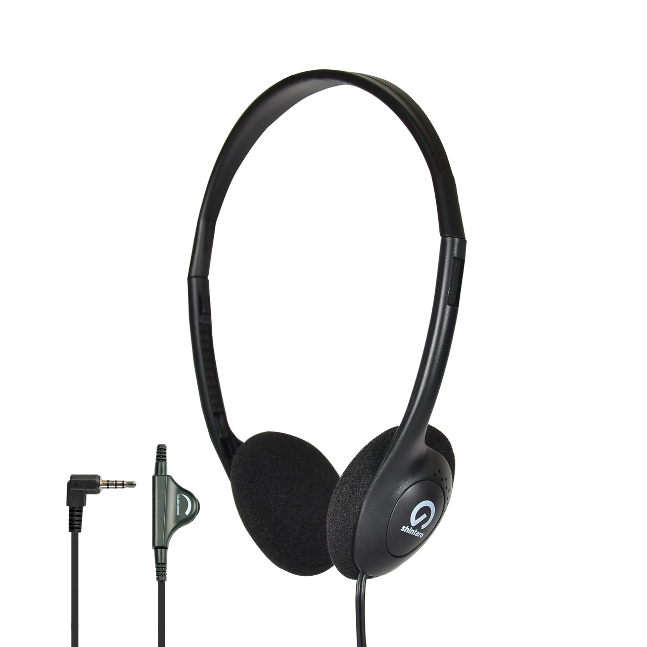 Shintaro Lightweight Headphone with in-line volume control and 3.5mm jack