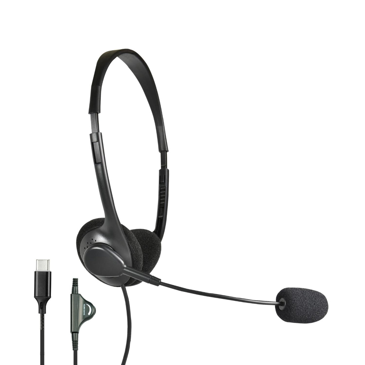 Shintaro SH-102M-C USB-C lightweight headset with boom microphone