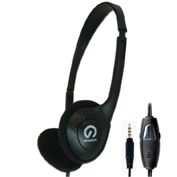 Shintaro SH-106M lightweight headset with in-line microphone