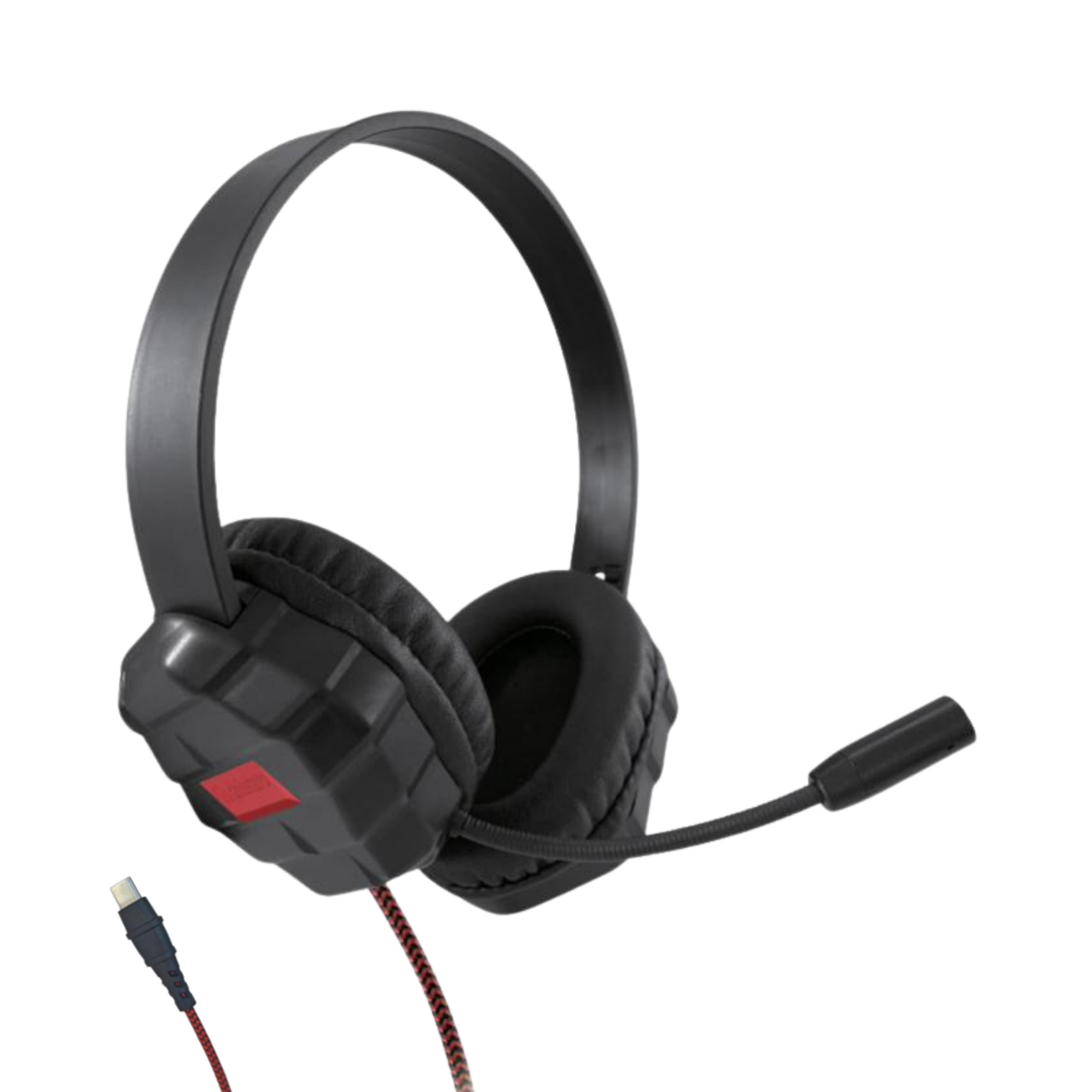 Shintaro Rugged Kids Headphones with twistable headband and braided cord