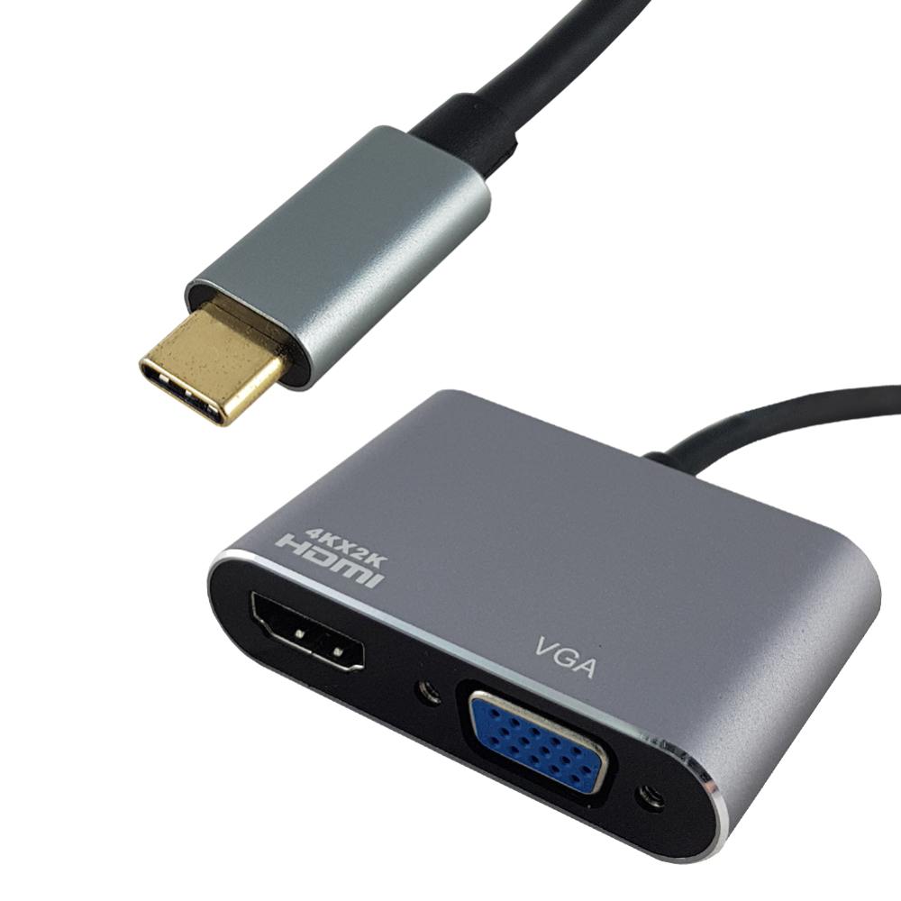 Shintaro USB-C to HDMI and VGA adaptor