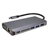 Shintaro 8-port USB-C travel dock