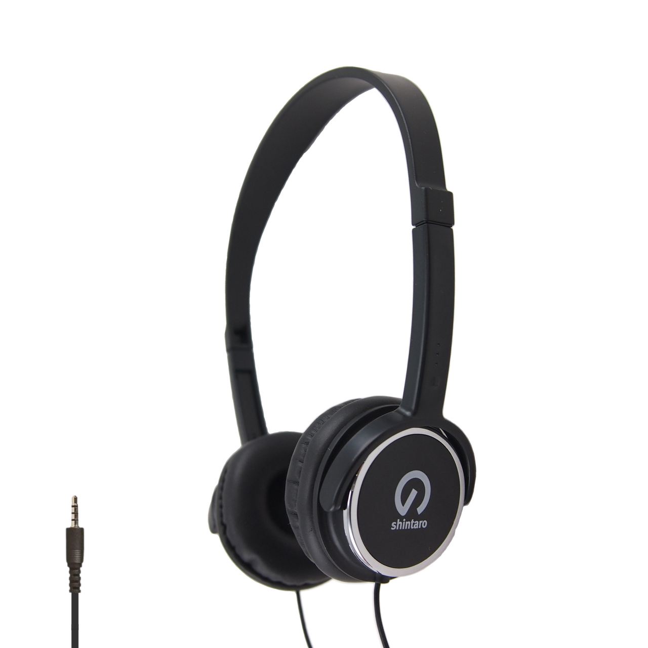 Shintaro Kids Headphone in black with 85dB volume limiting and 3.5mm audio jack