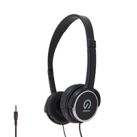 Shintaro Kids Headphone in black with 85dB volume limiting and 3.5mm audio jack