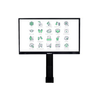 TouchBoard height adjustable wall mount with centre lift for an interactive flat panel