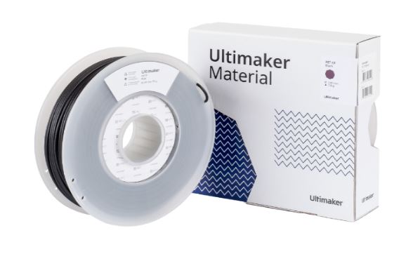 UltiMaker PET CF carbon fibre filament 750g spool in black
