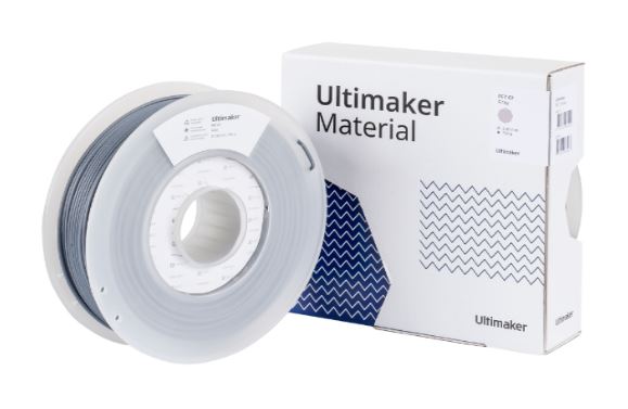 UltiMaker PET CF carbon fibre filament 750g spool in grey