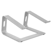 Bonelk Elevate Stance aluminium riser laptop stand in silver