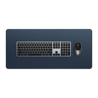 Satechi vegan-leather premium desk mat in navy