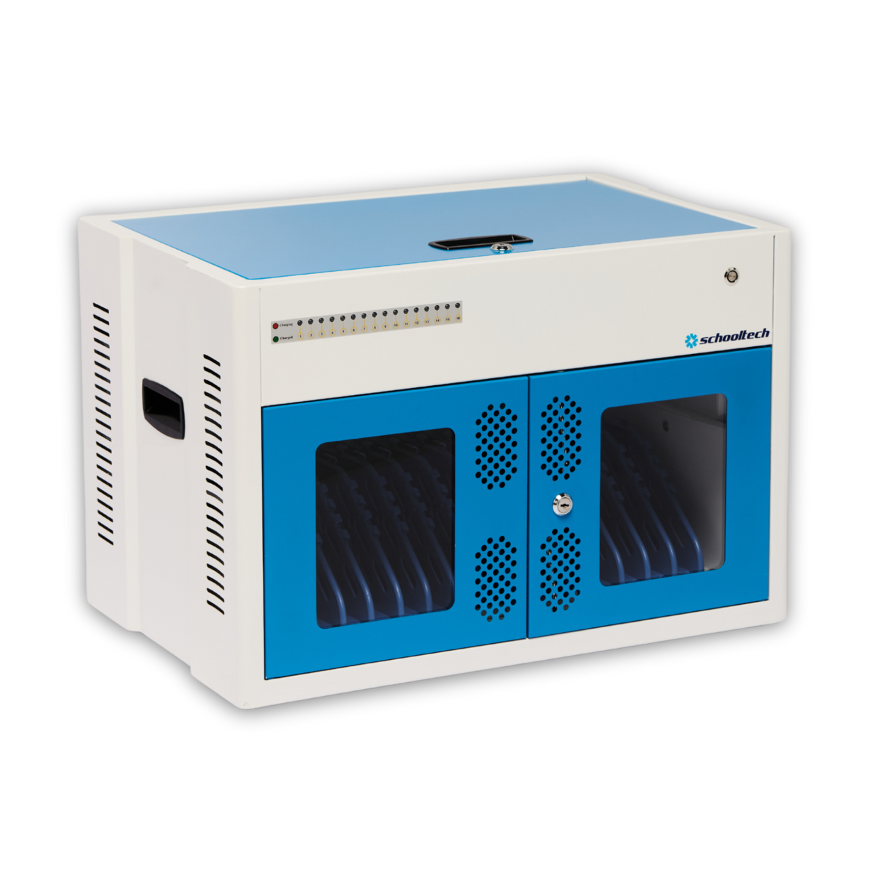 SchoolTech 16 USB-C Charging Station — iPads, Chromebooks & Laptops