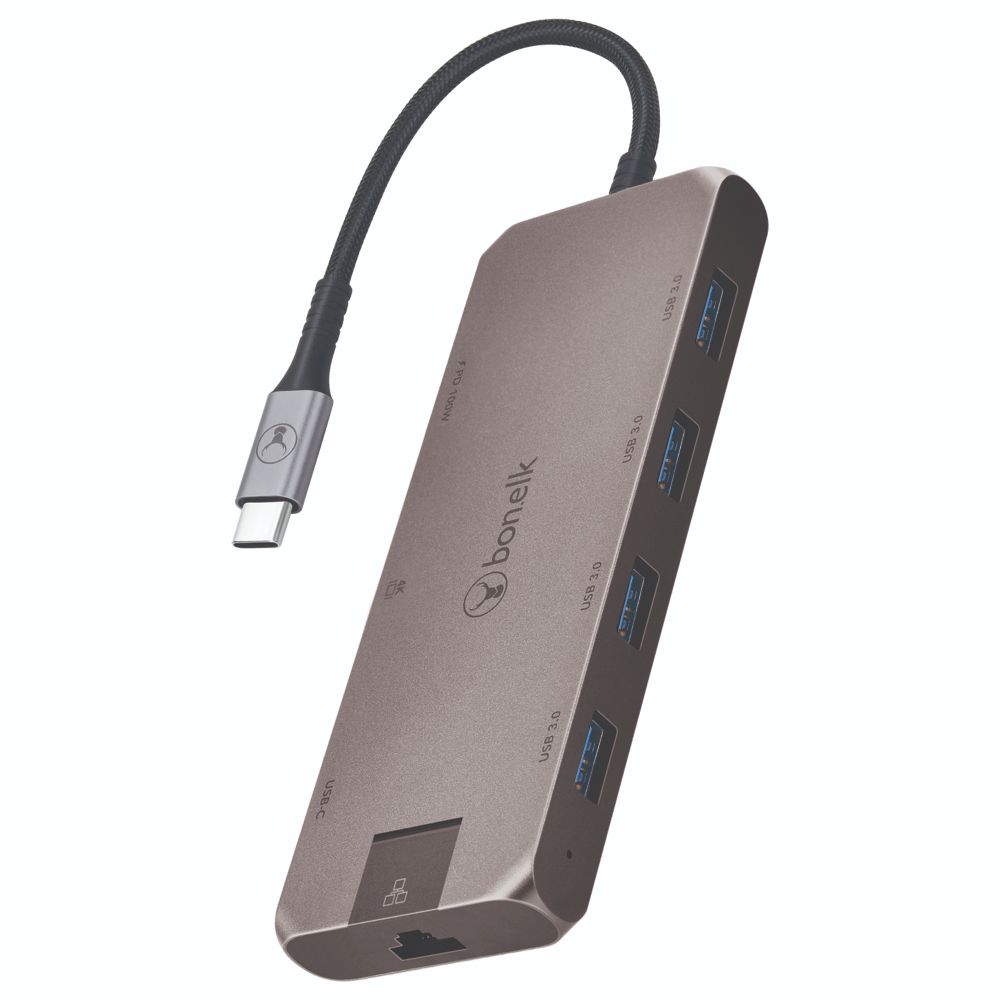 Bonelk USB-C 8-in-1 multiport hub