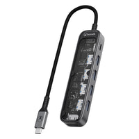 Bonelk Vision clear USB-C 6-in-1 multiport hub