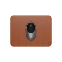 Satechi vegan-leather premium mouse pad in brown