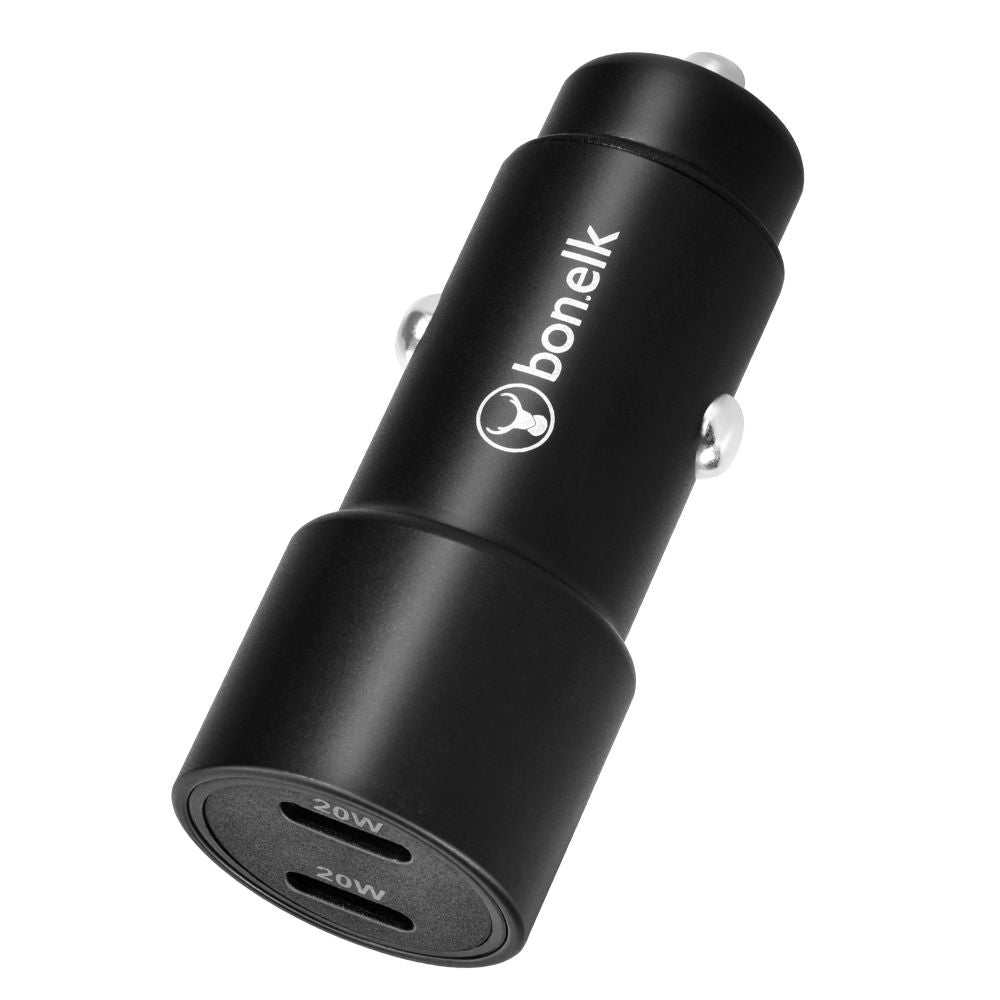Bonelk Eco Series 38W dual USB-C car charger