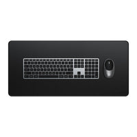 Satechi vegan-leather premium desk mat in black
