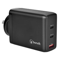 Bonelk 100W PD GaN wall charger with two USB-C and one USB-A