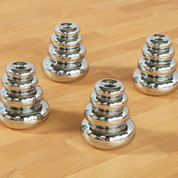 Thumbnail for marvellous metallic mirrored stacking donuts 16pk