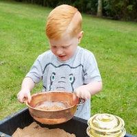 Thumbnail for metallic colander pots 3pk