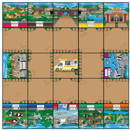 bee-bot/blue-bot zoo mat