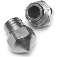 0.4mm nozzle - m7 thread for mk10 extruders - wear resistant twin clad coating