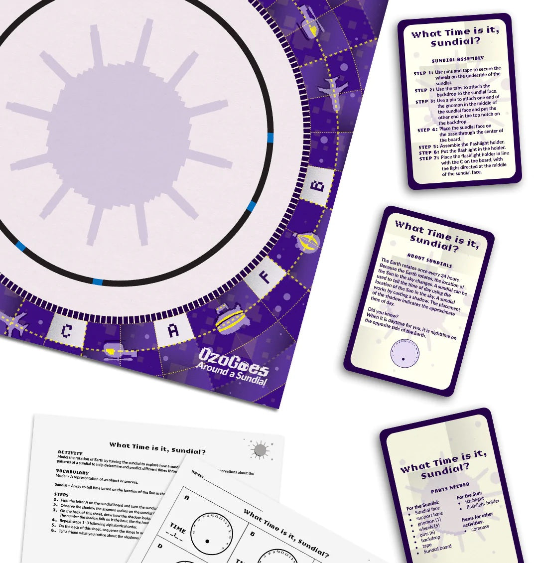 Ozobot STEAM Kits: OzoGoes Around a Sundial | Sammat Education