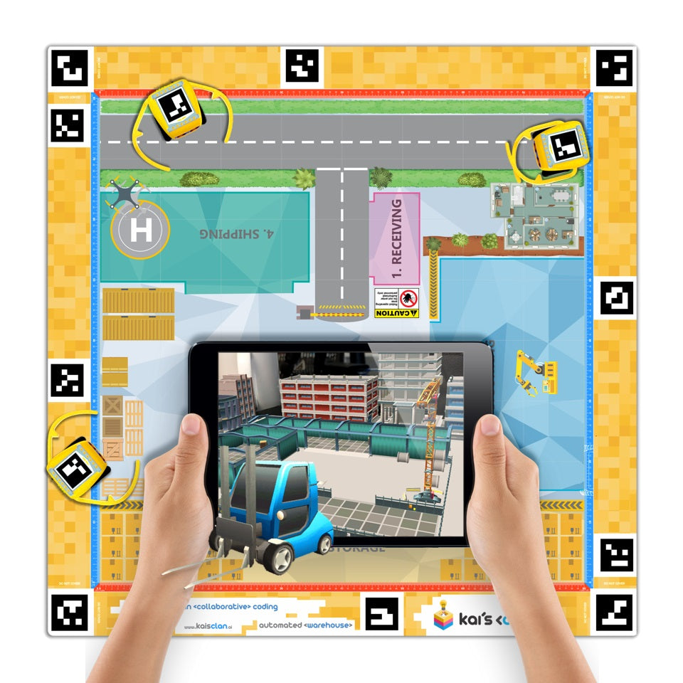 kai's clan automated warehouse ar vr adventure mat