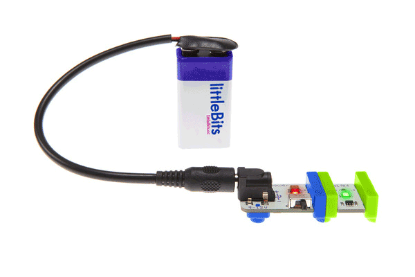 littlebits battery + cable