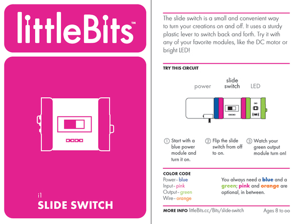 littlebits slide switch