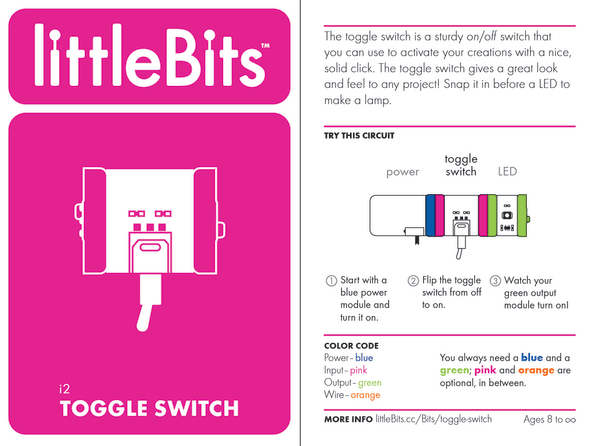 littlebits toggle switch
