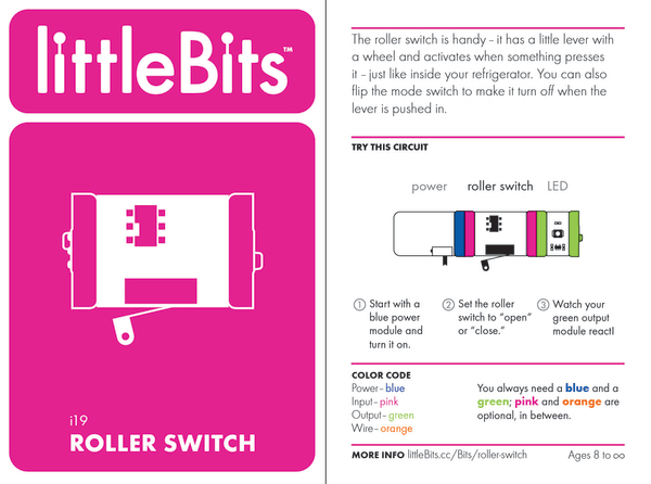 littlebits roller switch