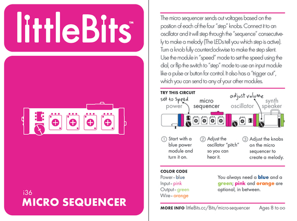 littlebits microsequencer