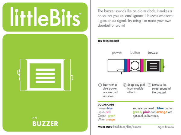 littlebits buzzer