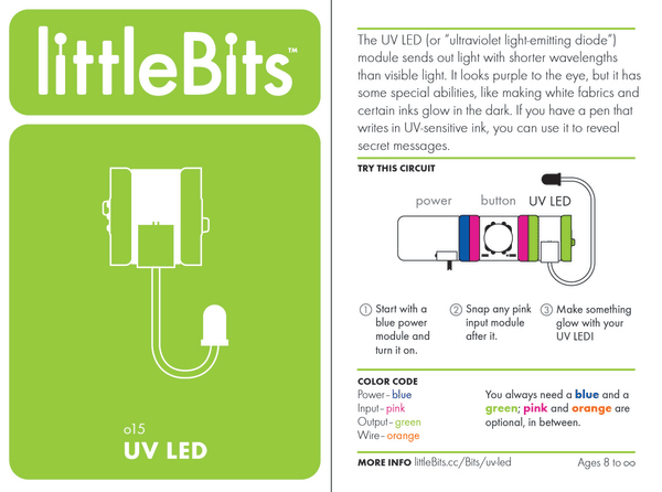 littlebits uv led