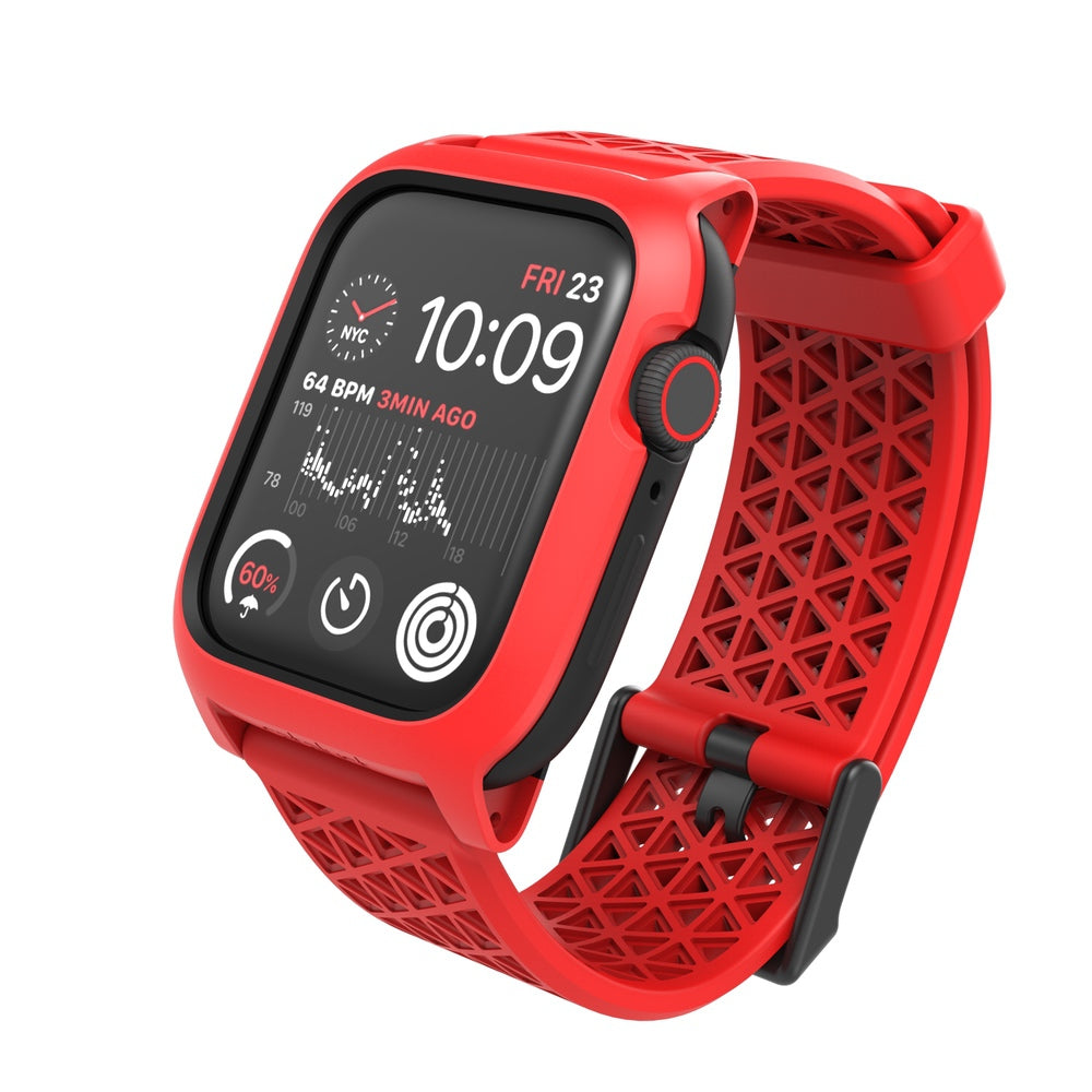catalyst impact protection case for 44mm apple watch series 5/4 - v2 red