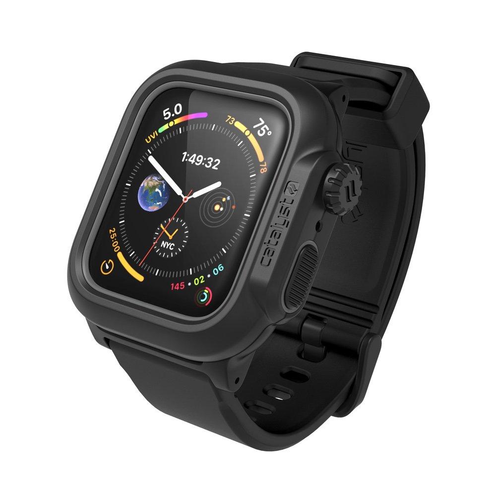 catalyst waterproof case for 44mm apple watch series 5/4 (stealth black)