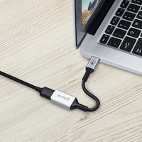 Thumbnail for bonelk long-life usb-c to usb-a adapter (15cm) (space grey)
