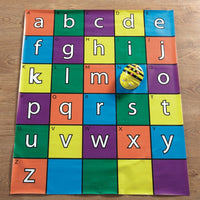 Thumbnail for bee-bot/blue-bot alphabet mat