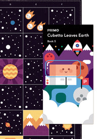 Thumbnail for cubetto leaves earth - space map and story book