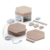 Thumbnail for nanoleaf elements wood look starter kit (7 pack)