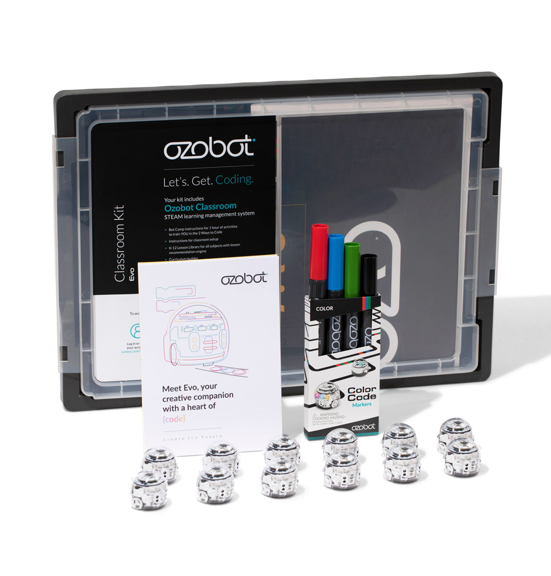 Ozobot Evo Classroom Kit (12 Bots) available in Australia from Sammat Education
