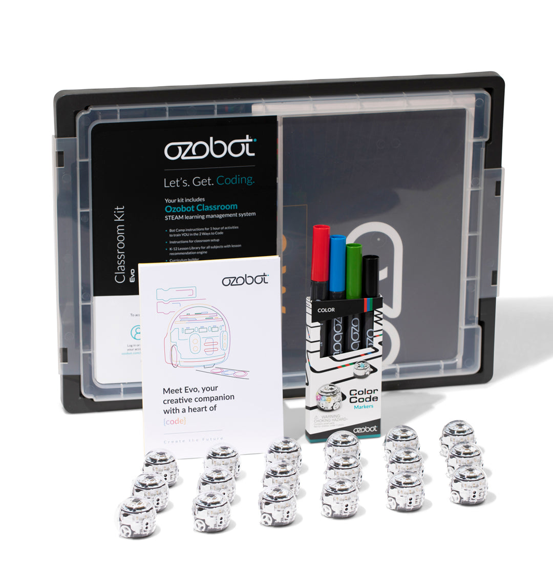 Ozobot Evo Classroom Kit (18 Bots) now available in Australia from Sammat Education
