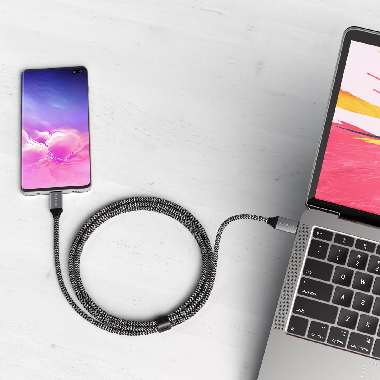 satechi usb-c to usb-c 100w charging cable (2 m)