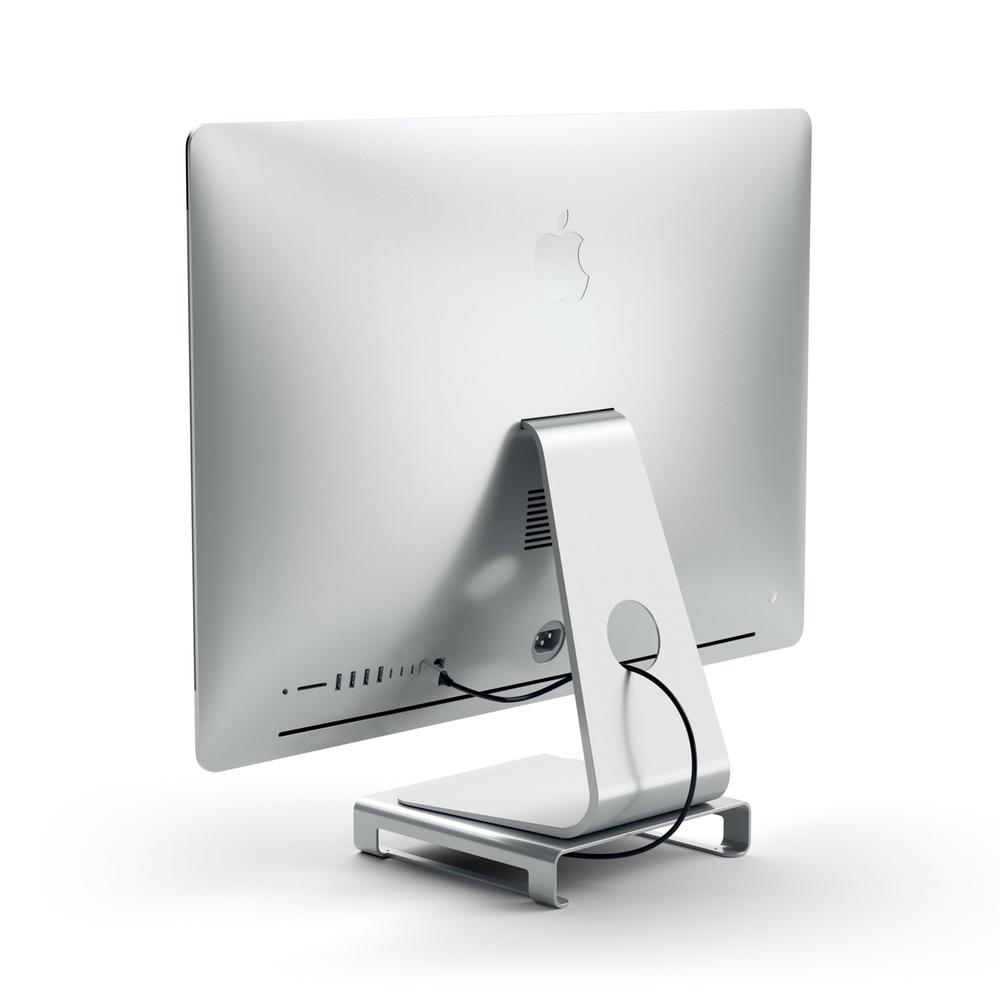 satechi aluminium monitor stand hub for imac