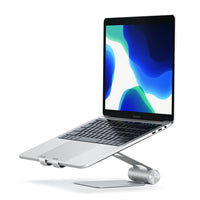 Thumbnail for satechi r1 foldable mobile stand for laptops & tablets silver