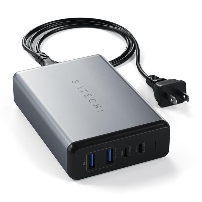 satechi 108w pro type-c pd desktop charger (space grey)