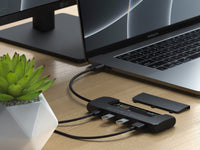 Thumbnail for satechi usb-c hybrid multiport adapter with ssd enclosure