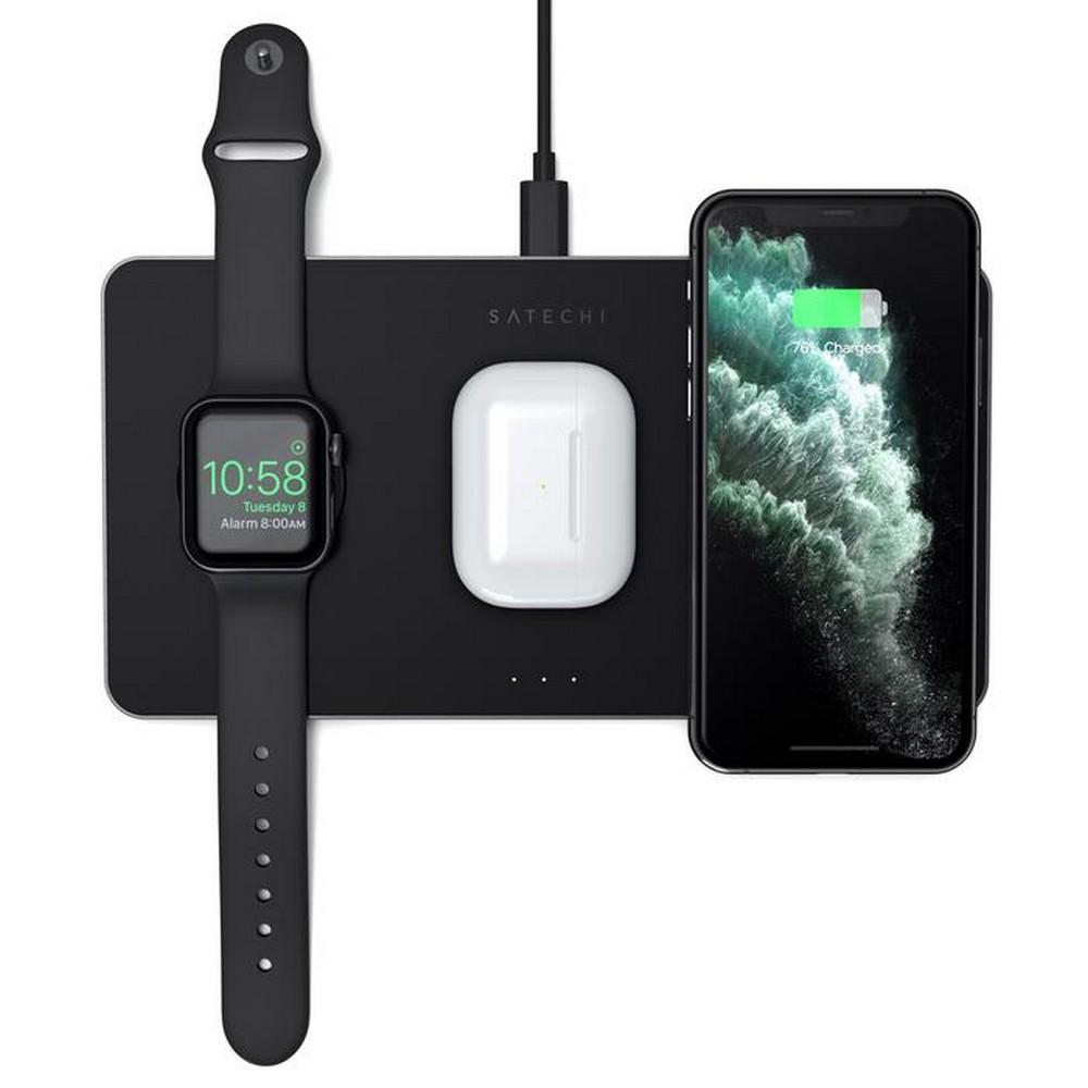 satechi trio wireless charging pad