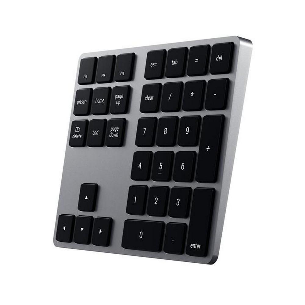 satechi bluetooth extended keypad space grey